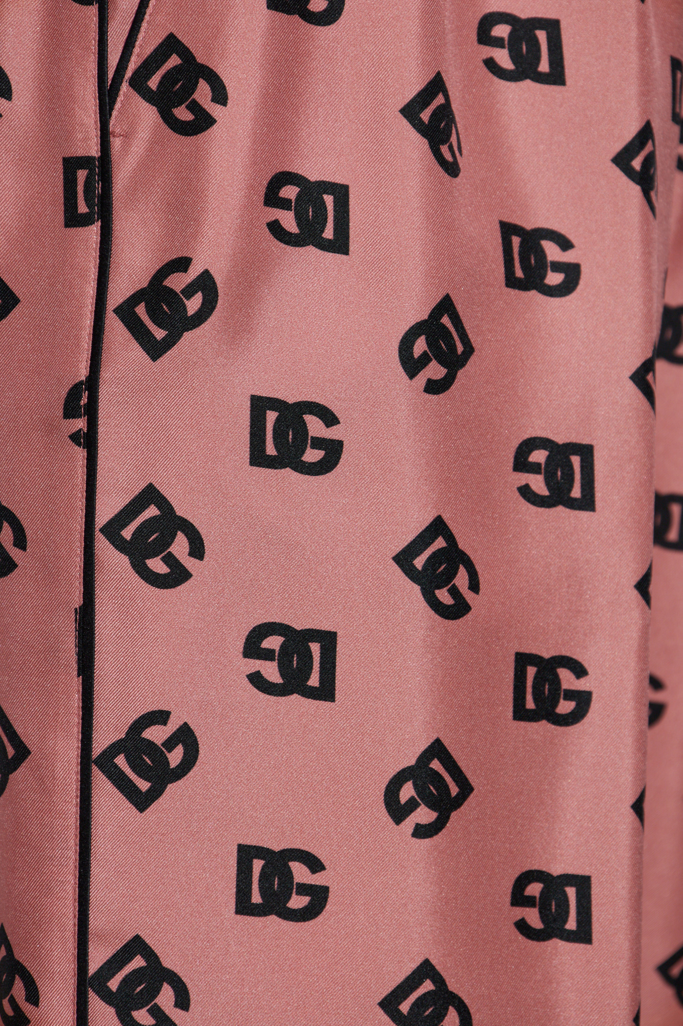 Pink Loose-fitting silk trousers Dolce & Gabbana - Vitkac AS